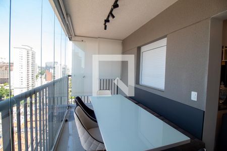 Sala de Jantar Gourmet de apartamento à venda com 2 quartos, 65m² em Vila Cordeiro, São Paulo