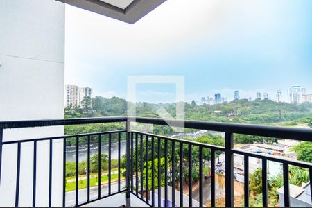 Varanda da Sala de apartamento para alugar com 2 quartos, 59m² em Vila Sao Luiz (valparaizo), Santana de Parnaíba