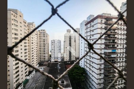 Vista da Sacada de apartamento para alugar com 3 quartos, 130m² em Centro, Guarujá