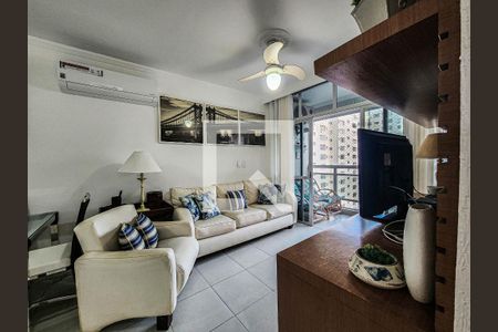 Sala de apartamento para alugar com 3 quartos, 130m² em Centro, Guarujá