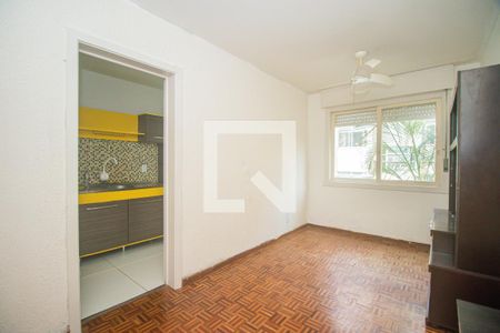 Sala de apartamento à venda com 1 quarto, 45m² em Jardim do Salso, Porto Alegre