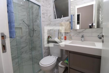 Banheiro Social de apartamento à venda com 2 quartos, 63m² em Vila Carrao, São Paulo