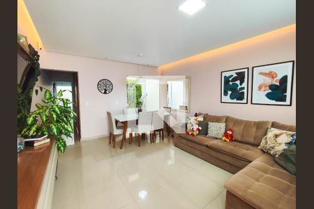Sala de casa para alugar com 3 quartos, 100m² em Vila Camilopolis, Santo André