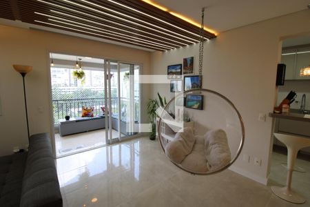 Apartamento à venda com 87m², 2 quartos e 2 vagasDetalhe Sala