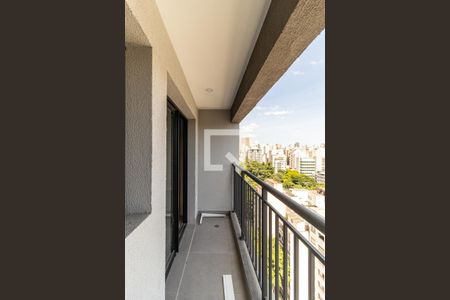 Varanda de kitnet/studio para alugar com 1 quarto, 40m² em Vila Buarque, São Paulo