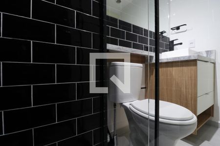 Apartamento à venda com 28m², 1 quarto e sem vagaDetalhe do banheiro