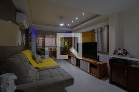 Sala  de apartamento à venda com 4 quartos, 144m² em Recreio dos Bandeirantes, Rio de Janeiro