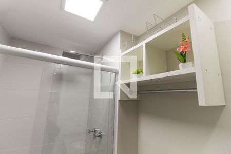Banheiro de kitnet/studio para alugar com 1 quarto, 30m² em Belenzinho, São Paulo