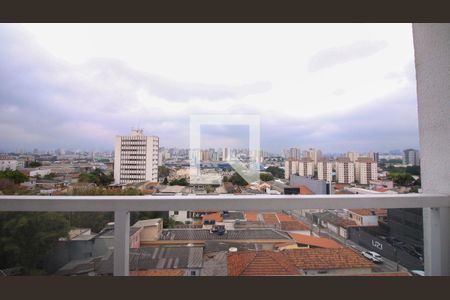 Varanda da Sala/Cozinha de apartamento à venda com 1 quarto, 45m² em Vila Alpina, São Paulo
