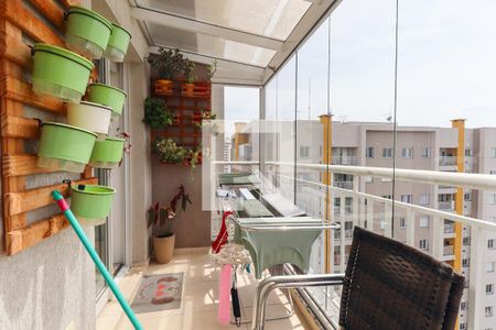 Varanda gourmet de apartamento para alugar com 3 quartos, 70m² em Capão Raso, Curitiba