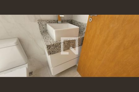 Casa de condomínio à venda com 105m², 3 quartos e 2 vagasBanheiro da Suíte 3