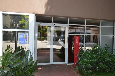 Studio para alugar com 29m², 1 quarto e sem vagaFachada e portaria