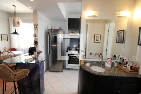 Sala/Cozinha de apartamento à venda com 1 quarto, 48m² em Vila Progredior, São Paulo