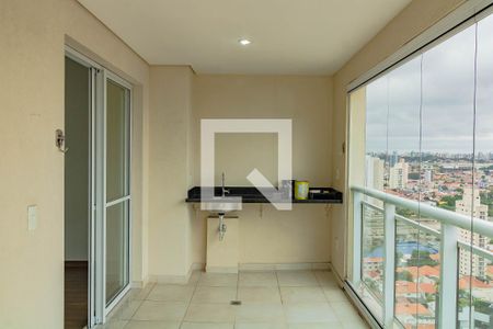 Varanda de apartamento à venda com 1 quarto, 52m² em Jardim Brasil (zona Sul), São Paulo