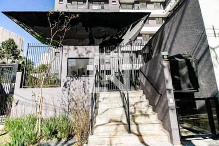 Studio à venda com 26m², 1 quarto e 1 vagaFachada e portaria