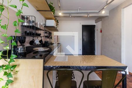 Studio à venda com 37m², 1 quarto e sem vagaCozinha