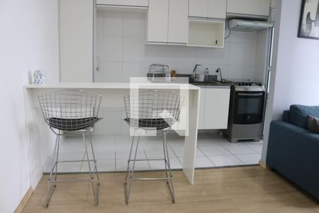 Cozinha  de apartamento para alugar com 1 quarto, 33m² em Barra Funda, São Paulo