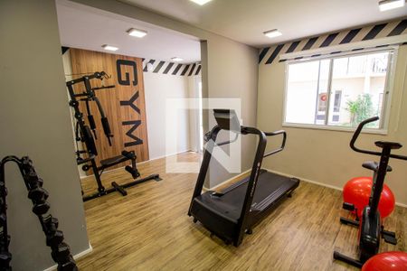 Apartamento à venda com 28m², 1 quarto e sem vaga Apartamento à venda com 28m², 1 quarto e sem vagaÁrea comum - Academia