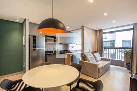 Sala de apartamento para alugar com 2 quartos, 48m² em Industrial Centro, Osasco