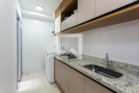 Apartamento à venda com 34m², 1 quarto e sem vaga Apartamento à venda com 34m², 1 quarto e sem vagaCozinha e Área de Serviço