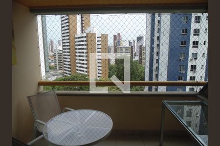 Varanda da Sala de apartamento para alugar com 1 quarto, 55m² em Caminho das Árvores, Salvador