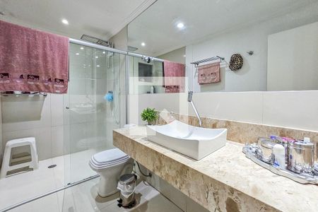 Apartamento para alugar com 176m², 3 quartos e 2 vagas Apartamento para alugar com 176m², 3 quartos e 2 vagasBanheiro da Suíte 3