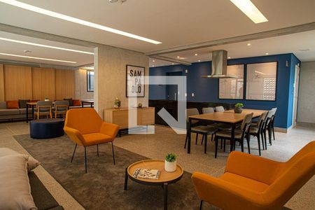 Apartamento para alugar com 27m², 1 quarto e 1 vaga Apartamento para alugar com 27m², 1 quarto e 1 vagaÁrea comum - Salão de festas