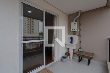 Studio - Varanda/Área de serviço de kitnet/studio para alugar com 1 quarto, 28m² em Lauzane Paulista, São Paulo