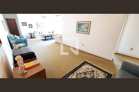 Sala de apartamento para alugar com 4 quartos, 190m² em Gonzaga, Santos