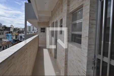 Varanda da Sala de apartamento para alugar com 2 quartos, 40m² em Engenho Novo, Rio de Janeiro