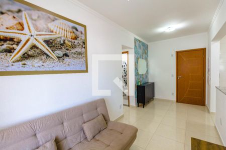 Sala de apartamento para alugar com 2 quartos, 64m² em Canto do Forte, Praia Grande