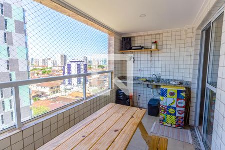 Varanda de apartamento para alugar com 2 quartos, 64m² em Canto do Forte, Praia Grande