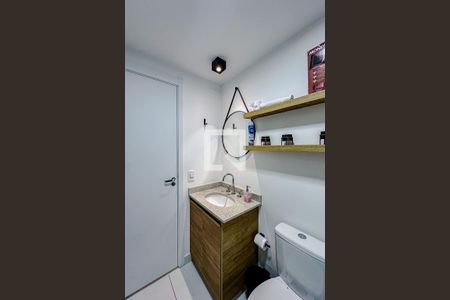 Banheiro de apartamento para alugar com 1 quarto, 23m² em Belenzinho, São Paulo