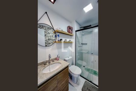 Banheiro de apartamento para alugar com 1 quarto, 23m² em Belenzinho, São Paulo