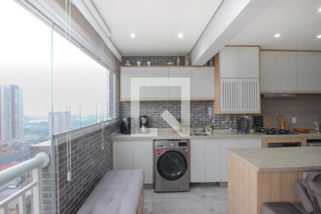 Varanda gourmet de apartamento à venda com 2 quartos, 62m² em Barra Funda, São Paulo