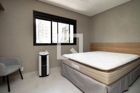 Quarto, panorâmica  de kitnet/studio para alugar com 1 quarto, 24m² em Vila Olímpia, São Paulo