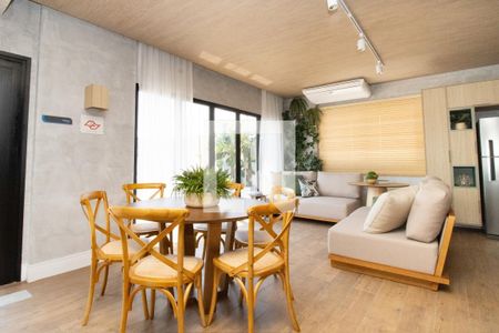 Studio à venda com 24m², 1 quarto e sem vaga Studio à venda com 24m², 1 quarto e sem vagaÁrea comum - Espaço gourmet