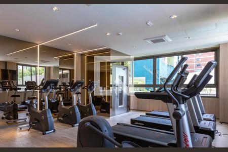 Studio para alugar com 44m², 1 quarto e 1 vaga Studio para alugar com 44m², 1 quarto e 1 vagaÁrea comum - Academia