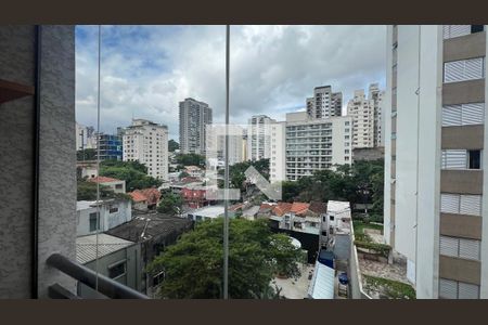 Vista da Sacada de apartamento para alugar com 1 quarto, 31m² em Pinheiros, São Paulo
