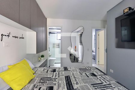 Suíte - Quarto 1 de apartamento para alugar com 2 quartos, 120m² em Campestre, Santo André