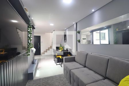 Sala de apartamento para alugar com 2 quartos, 120m² em Campestre, Santo André