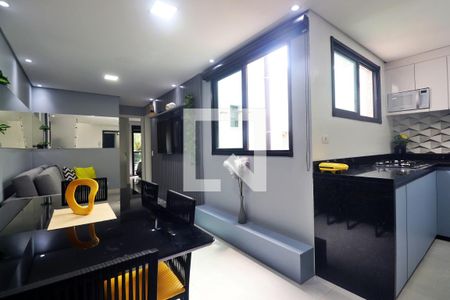Sala de apartamento para alugar com 2 quartos, 120m² em Campestre, Santo André