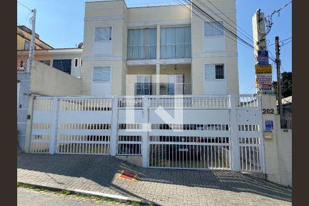 Fachada com plaquinha de apartamento à venda com 2 quartos, 45m² em Vila Leonor, São Paulo