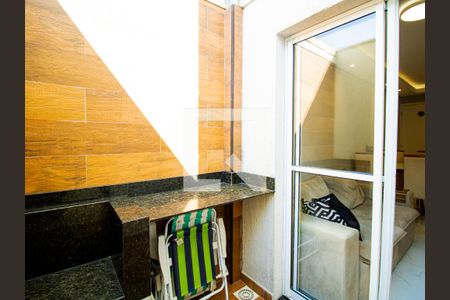 Varanda da Sala de apartamento à venda com 2 quartos, 45m² em Vila Leonor, São Paulo