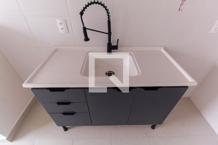 Sala/Cozinha de apartamento para alugar com 1 quarto, 25m² em Vila Claudia, São Paulo