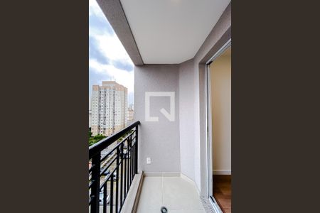 Varanda da Sala de apartamento à venda com 2 quartos, 54m² em Quarta Parada, São Paulo