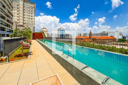 Studio para alugar com 36m², 1 quarto e sem vaga Studio para alugar com 36m², 1 quarto e sem vagaPiscina