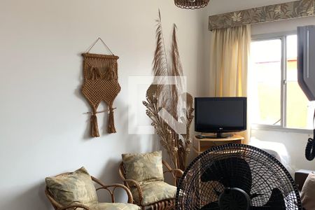 Sala de apartamento para alugar com 1 quarto, 50m² em Canto do Forte, Praia Grande