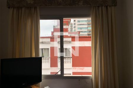 Vista Sala de apartamento para alugar com 1 quarto, 50m² em Canto do Forte, Praia Grande