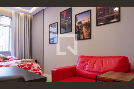 Studio à venda com 25m², 1 quarto e 1 vagaSala/Quarto